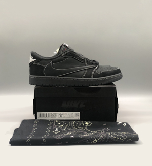 トラヴィス スコット x? ナイキ エアジョーダン1 ロー OG DM7866-001?（NIKE Jordan 1 x Travis Scott Retro Low OG SP Black Phantom）スーパーコピー