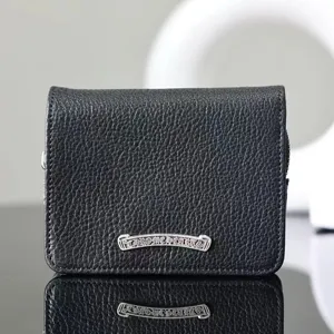 クロムハーツ スクエアジップ ビルウォレット黒（財布）925シルバー ch-998