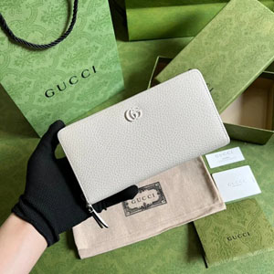 GUCCI / グッチ スーパーコピー GGマーモント ベージュ ジップアラウンドウォレット （456117）