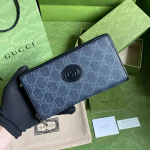 GUCCI / グッチ スーパーコピー インターロッキングG ジップアラウンドウォレット（673003 92TCN 1000）