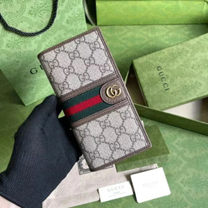 GUCCI / グッチ スーパーコピー オフィディア GGスプリーム キャンバス 長財布（672987 96IWT 8745）