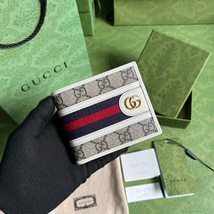 GUCCI / グッチ スーパーコピー オフィディア GG ウォレット ホワイト（597606 96IWT 9794）