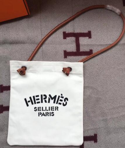 日本国内発送：エルメス☆HERMES☆ キャンバスバック アリーヌ Aline: クレ HM-027