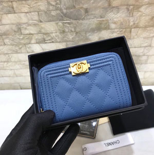 CHANEL シャネル スーパーコピー ボーイジップーインパース A80602 11×7.5CM