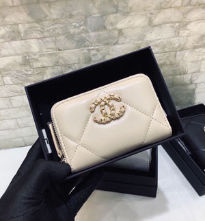 CHANEL スーパーコピー  シャネル 19 ジップ コインパース AP0949 11x7.5CM