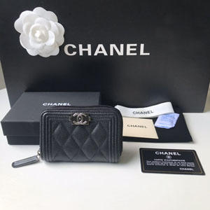 CHANEL シャネル スーパーコピー ボーイ ジップ コインパース A80602 11x7.5CM