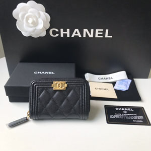 CHANEL シャネル スーパーコピー ボーイ ジップ コインパース A80602 11x7.5CM