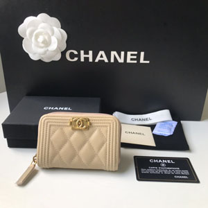 CHANEL シャネル  スーパーコピー ボーイ ジップ コインパース A80602 11x7.5CM