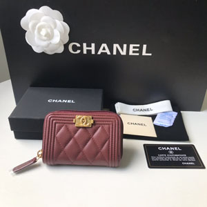 CHANEL シャネル  スーパーコピー ボーイ ジップ コインパース A80602 11x7.5CM