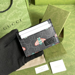 グッチ GUCCI スーパーコピー 451277 キングスネーク プリント GGスプリーム カードケース