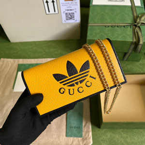 GUCCI スーパーコピー グッチ 621892 ADIDAS X GUCCI チェーン付き ウォレット