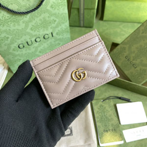 GUCCI スーパーコピー グッチ 443127 GGマーモント カードケース ピンク