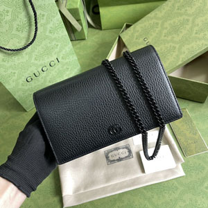 GUCCI スーパーコピー グッチ 497985 GGマーモントミニバッグチェーン付き