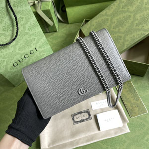 GUCCI スーパーコピー グッチ 497985 GGマーモントミニバッグチェーン付き