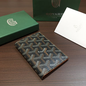 ゴヤール スーパーコピー GOYARD サン?ピエールカード ブラック×ブラウン（STPIE2PMLTY01CL03P）