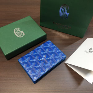 ゴヤール スーパーコピー GOYARD マルゼルブ カードケース ブルー（MALESHPMLTY10CL10X）