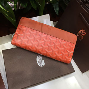 ゴヤール スーパーコピー GOYARD マティニョンGM ウォレット オレンジ 長財布006