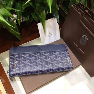 ゴヤール スーパーコピー GOYARD マティニョンGM ウォレット ネイビー 長財布005