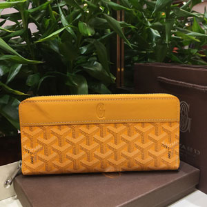 ゴヤール スーパーコピー GOYARD マティニョンGM ウォレット イエロー 長財布008