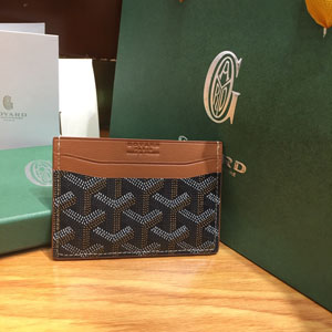 ゴヤール スーパーコピー GOYARD サン?シュルピス カードケース ブラック×ブラウン（STSULPPMLTY01CL03X）