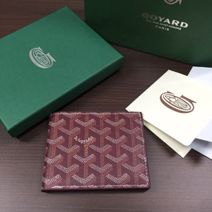 ゴヤール スーパーコピー GOYARD ヴィクトワール ウォレット ボルドー（VICTO8PMLTY33CL33X）