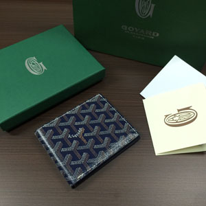 ゴヤール スーパーコピー GOYARD ヴィクトワール ウォレット ネイビー（VICTO8PMLTY12CL12X）