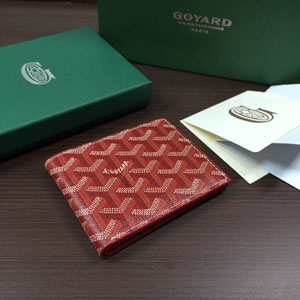 ゴヤール スーパーコピー GOYARD ヴィクトワール ウォレット レッド（VICTO8PMLTY02CL02X）