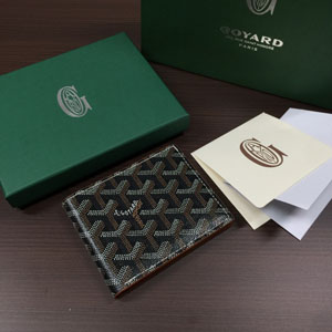 ゴヤール  スーパーコピー GOYARD ヴィクトワール ウォレット ブラック×ブラウン（VICTO8PMLTY01CL03X）