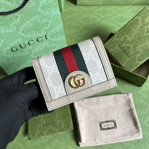 GUCCI スーパーコピー グッチ 523155 オフィディア オンライン GG カードケース ウォレット