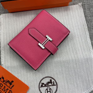 HERMES エルメス スーパーコピー Bearn mini（ベアン ミニ）財布  ピンク 018