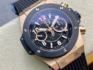 【HB工場出品】ウブロ スーパーコピー ウブロ HUBLOT ビッグバン ウニコ キングゴールドセラミック 441.OM.1181.RX