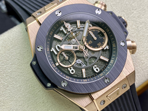 【ZF工場出品】ウブロ スーパーコピー HUBLOTウブロ HUBLOT ビッグバン ウニコ キングゴールドセラミック 421.OM.1180.RX