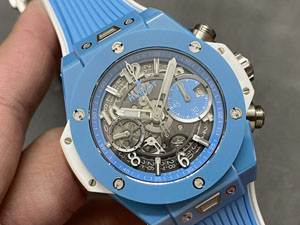 【BBF工場出品】ウブロ スーパーコピー HUBLOT ビッグ?バン ウニコ スカイブルー 441.EX.5120.RX 42MM