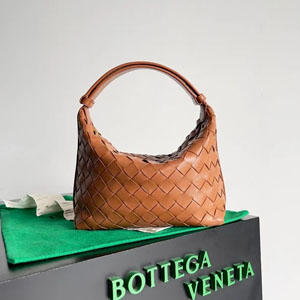 BOTTEGA VENETA ボッテガヴェネタ スーパーコピー イントレチャートレザーのミニショルダーバッグ ウッド（754443V3IV12650）