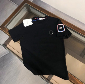 Moncler モンクレール スーパーコピー 2024ss新作の丸首プルオーバーのコットンTシャツ 2色 035