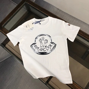 Moncler モンクレール スーパーコピー 2024ss新作の丸首プルオーバーのコットンTシャツ 2色 037