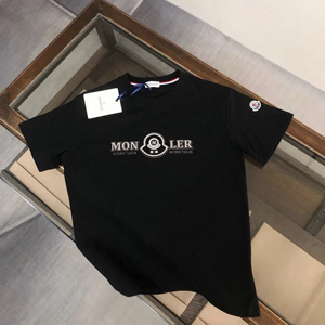 Moncler モンクレール スーパーコピー 2024ss新作の丸首プルオーバーのコットンTシャツ 3色  028