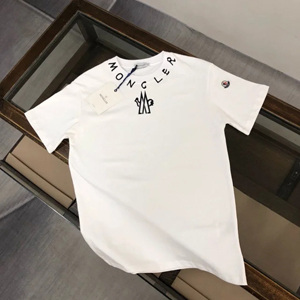 Moncler モンクレール スーパーコピー 2024ss新作の丸首プルオーバーのコットンTシャツ 2色 030