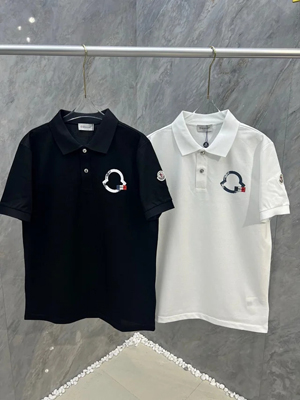 Moncler モンクレール スーパーコピー 24SS 春夏新作メンズプリントロゴラペル半袖ポロシャツ 2色 052