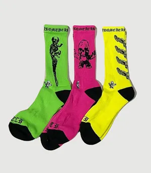 Chrome Hearts クロムハーツ FOTI 3色コットンソックスセット 靴下 ソックス 010