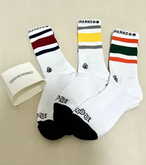 Chrome Hearts クロムハーツ マイアミ ソックス 3色コットンソックスセット ソックス 012