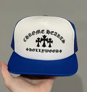 Chrome Hearts クロムハーツ トラッカーキャップ/キングタコ/ブルー CH005