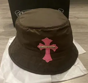 Chrome Hearts クロムハーツ CH クロス パッチ ナイロン バケット ハット バケハ CH024