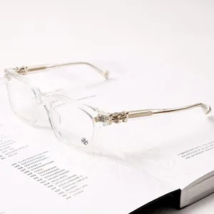 Chrome Hearts クロムハーツ COX UCKER BK-18KGP クリスタル メガネフレーム Chrome Hearts 005