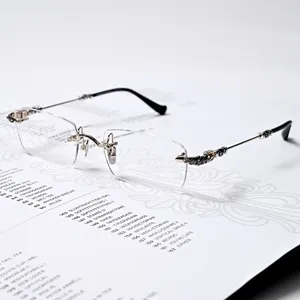 Chrome Hearts クロムハーツ PILLS III  枠なしアイウェア ブラック Chrome Hearts 034