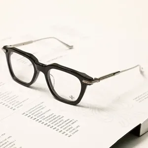 Chrome Hearts クロムハーツ CUMPTION  ブラック メガネフレーム Chrome Hearts 023
