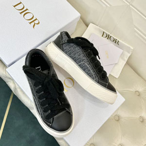 ディオール スーパーコピー DIOR B33 スニーカー ブラック スムースカーフスキン（3SN303ZYS_H981）