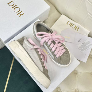 ディオール スーパーコピー DIOR B33 スニーカー グレーとホワイト 「ディオール オブリーク」ジャカード（3SN303ZWN_H858）