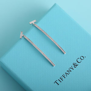 Tiffany スーパーコピー テ ティファニー T ダイヤモンド バー ピアス（62271825）