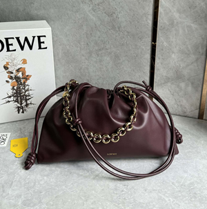 LOEWE ロエベ スーパーコピー フラメンコパース ラージ（メローナパラム） ダークバーガンディ A411FPDX01